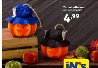 In'S Mercato Widmann zucca halloween 23 cm offerta