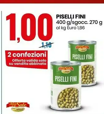 Delizei del sole piselli fini