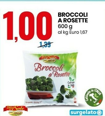 Eurospin Broccoli a rosette 600 g(ml) offerta