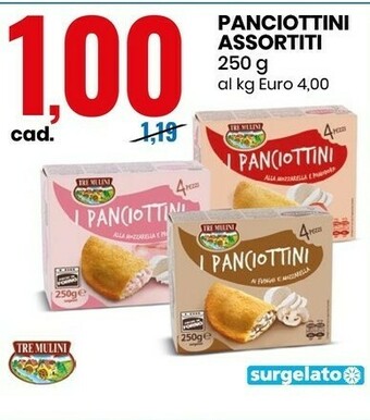 Eurospin I panciottini a funghi e mozzarella 250 g(ml) offerta
