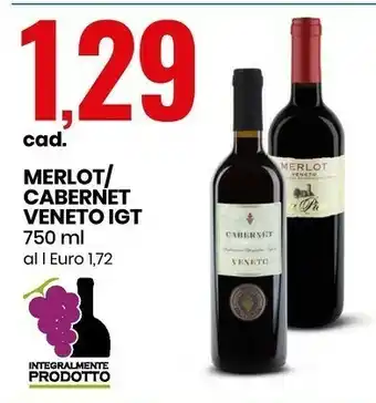 Eurospin Merlot/ cabernet veneto igt offerta