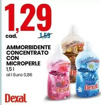 Eurospin Ammorbidente concentrato con microperle offerta