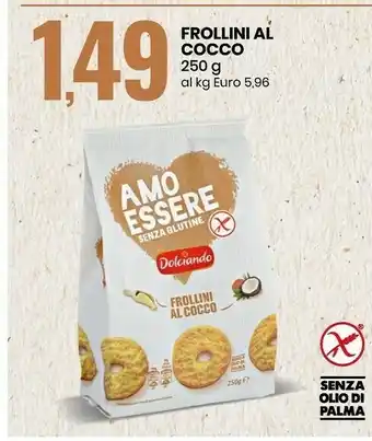 Eurospin Dolciando frollini al cocco offerta
