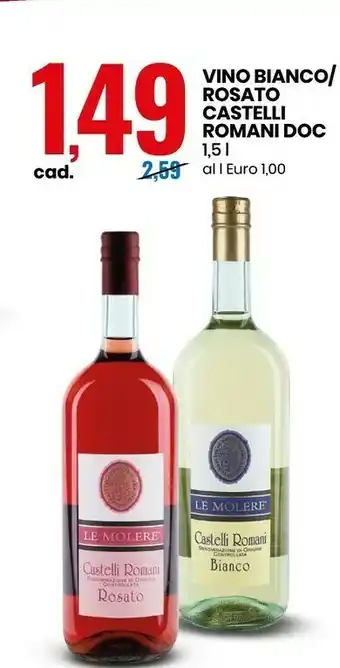 Eurospin Vino bianco/ rosato doc offerta