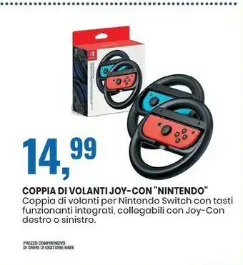 Nintendo coppia di volanti joy