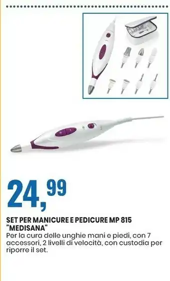 Set per manicure e pedicure mp 815