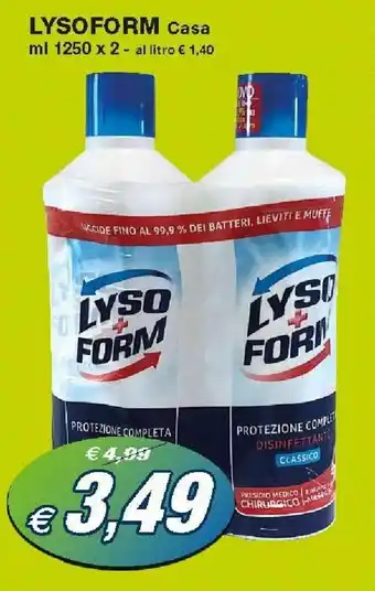 Lysoform 1250ml x 2