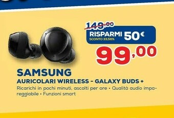 Euronics Galaxy buds+ offerta