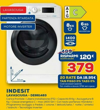 Euronics Lavasciuga de861483 offerta