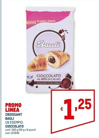 Metro Il croissant cioccolato 300 g(ml) offerta