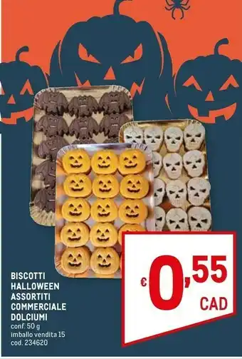 Metro Biscotti halloween offerta