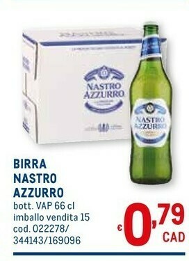 Metro Birra 660 g(ml) offerta