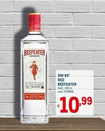 Metro London dry gin 1000 g(ml) offerta
