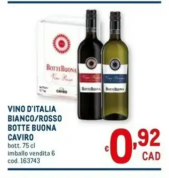 Botte buona - vino rosso d'italia 750 g(ml)