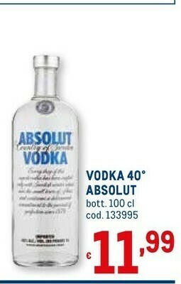 Metro Vodka offerta