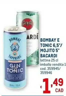 Bombay e tonic 6,5