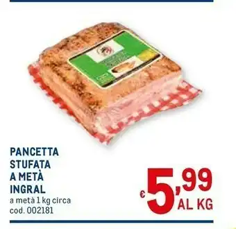 Pancetta stufata a meta ingral