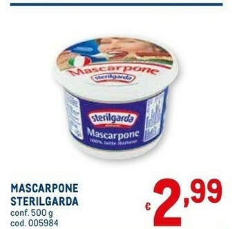 Metro Mascarpone 500 g(ml) offerta