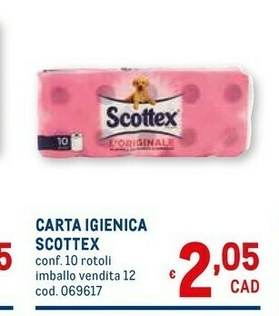 Metro Carta igienica offerta