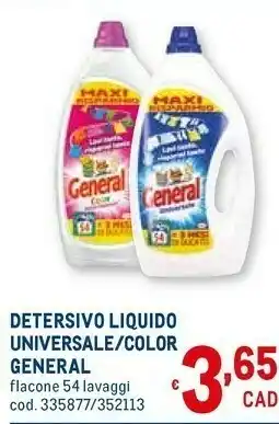 Metro Detersivo liquido universale / color offerta