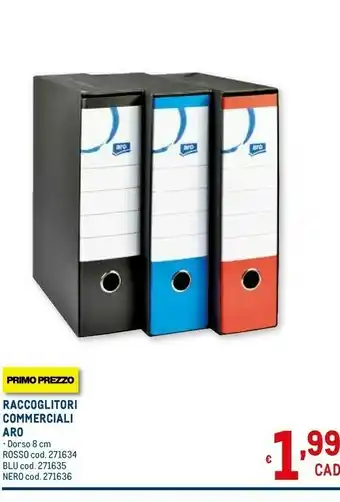 Metro Aro raccoglitori commerciali offerta