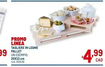 Metro Tagliere in legno pallet offerta