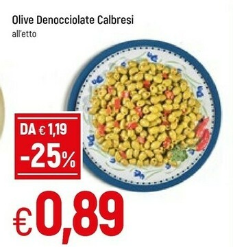 Olive denocciolate calbresi