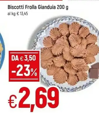 Famila Superstore Biscotti frolla gianduia offerta
