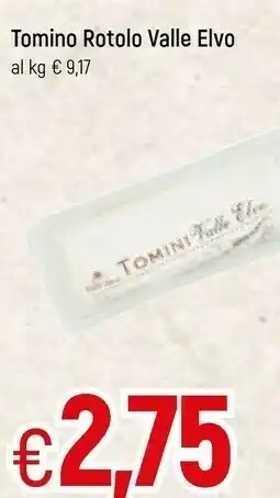 Tomino rotolo valle elvo