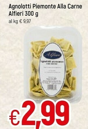 Agnolotti piemonte alla carne