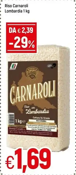 Famila Superstore Riso carnaroli lombardia offerta