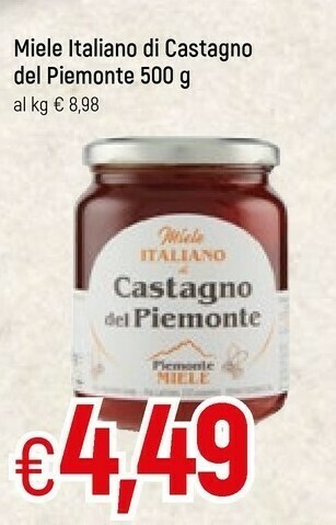 Italiano di castagno del piemonte