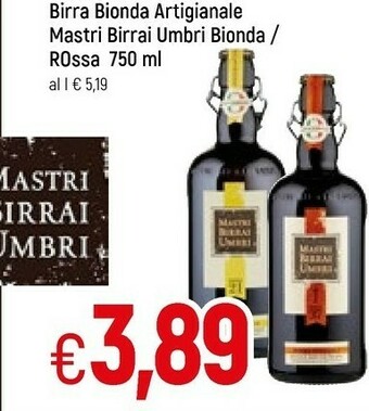 Famila Superstore Birra speciale bionda non filtrata 750 g(ml) offerta