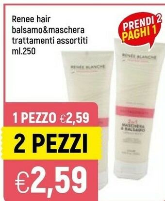 Renne hair balsamo & maschera trattamenti 250 ml