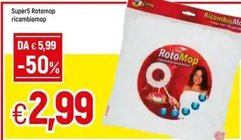 Famila Superstore Super5 rotomop ricambiomop offerta
