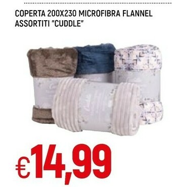Famila Superstore Coperta 200x230 microfibra flannel offerta