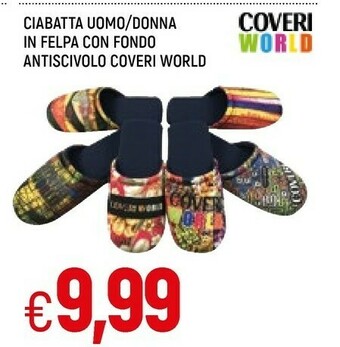 Coveri world ciabatta uomo