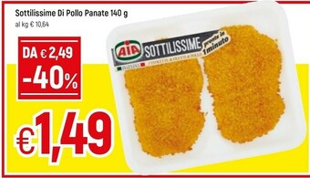 Famila Superstore Sottilissime di pollo panate offerta