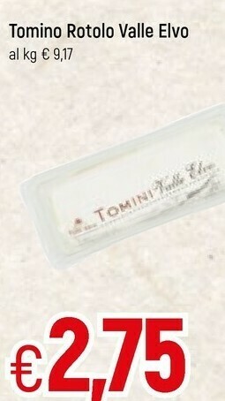 Tomino rotolo valle elvo