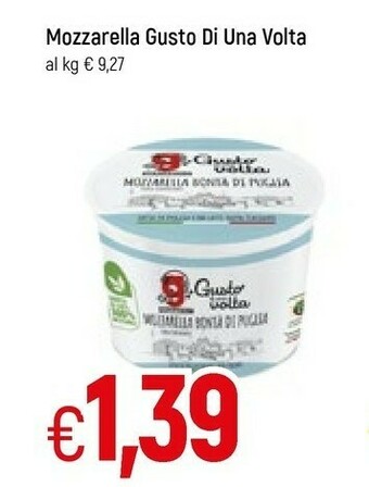 Famila Superstore Gusto di una volta mozzarella offerta