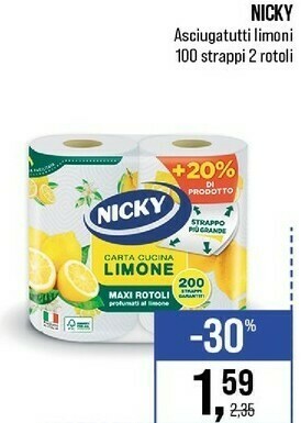Caddy's Rotoli di carta offerta