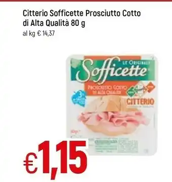 Famila Superstore Le originali sofficette prosciutto cotto di alta qualità 80 g(ml) offerta