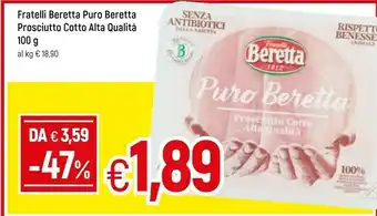 Famila Superstore Prosciutto cotto toast 8 fette 100 g(ml) offerta