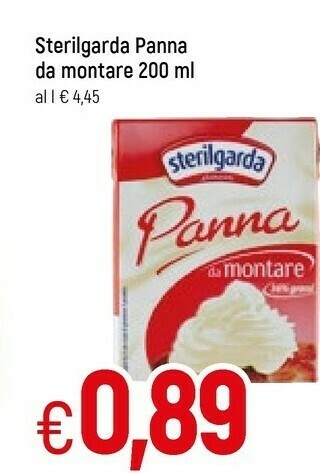 Panna da montare 200 g(ml)