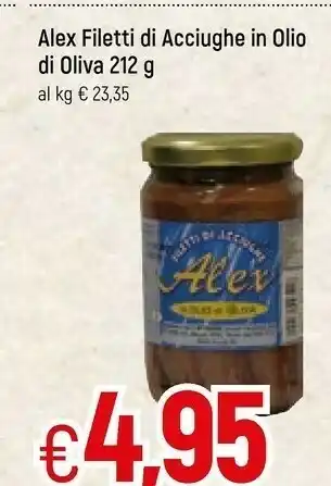 Famila Superstore Filetti di acciughe in olio di oliva offerta