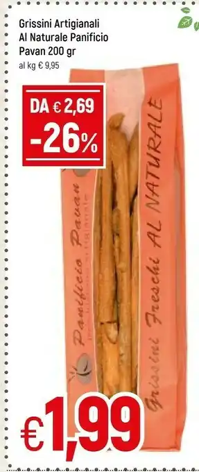 Famila Superstore Grssini artigianali al naturale panifiicio pavan offerta