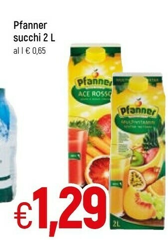 Famila Superstore Pfanner - succo ace rosso 2000 g(ml) offerta