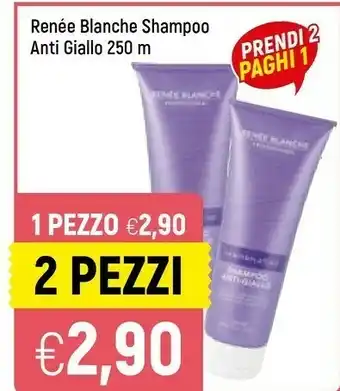 Famila Superstore Renee blanche shampoo anti giallo 250 ml offerta