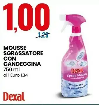 Eurospin Mousse sgrassatore con candeggina offerta