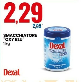 Dexal smacchiatore oxy blu